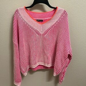 SHEIN hot pink sweater size L